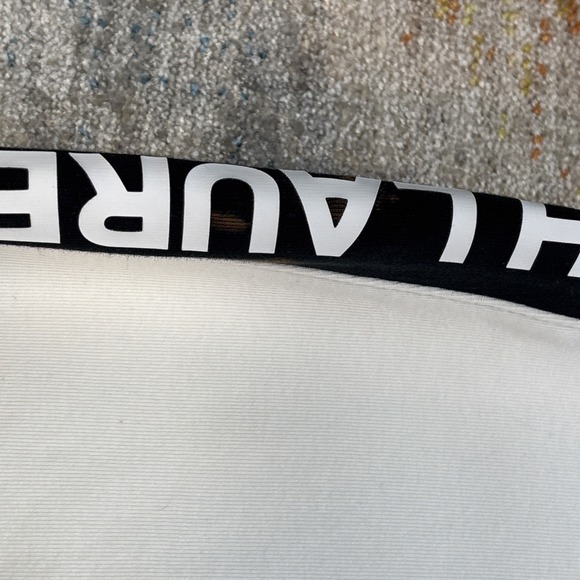 Polo Ralph Lauren Women's Jogger Sweatpants White Black Logo Size XL - Picture 7 of 9